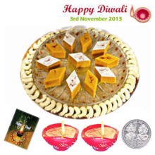 Diwali Kesar Kaju Katli Sweets